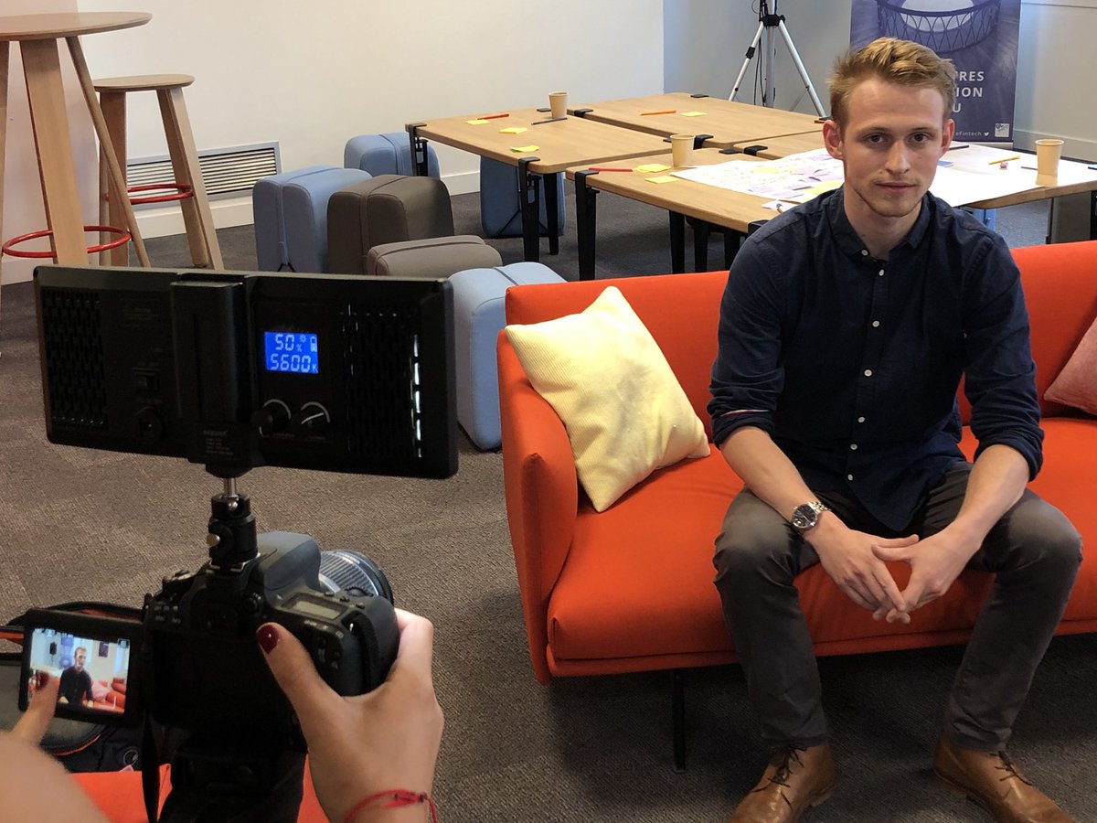 LaPlaceFintech's tweet photo. #ConnectLaPlace #Interview avec la #startup #Sheeld qui vient de remporter le prix du jury CONNECT [to create] ! 🎥 #staytuned @PalaisB @MaellaSourivong @MathieuRoux https://t.co/DWx7Y84VTV