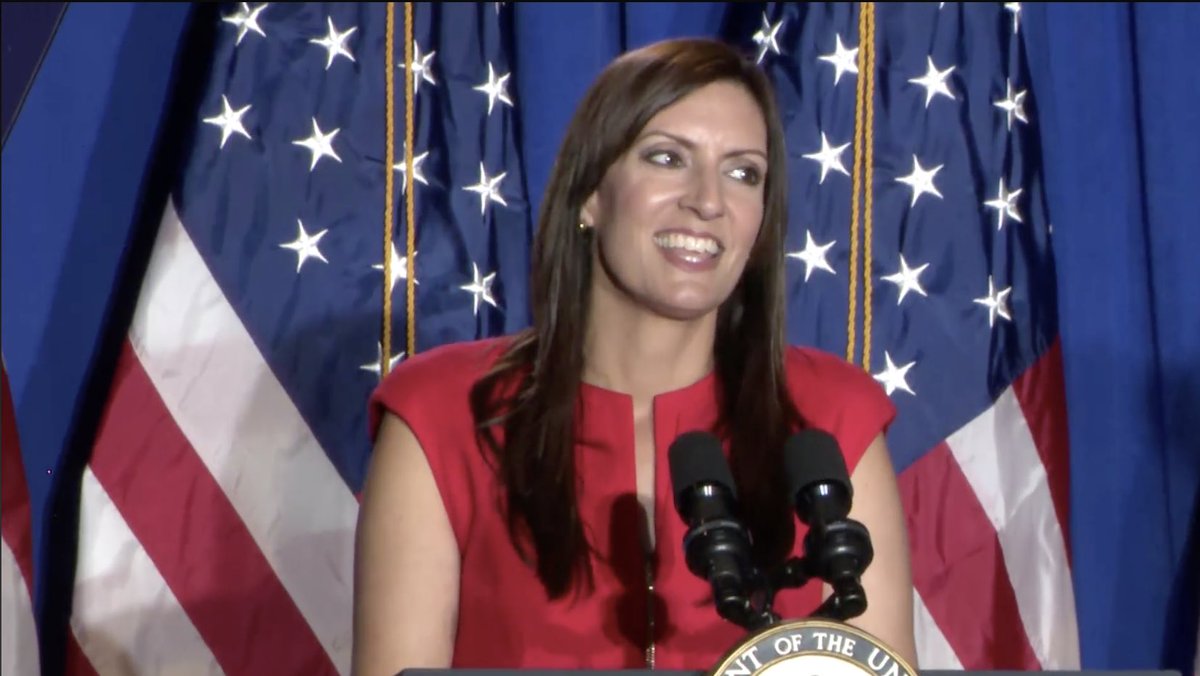 “Today, I stand before you honored to co-chair the Latinos for Trump Coalition because as we approach the 2020 election, it is our job to show our support for a President that understands our values: the values of faith, family, hard work and opportunity for all.”