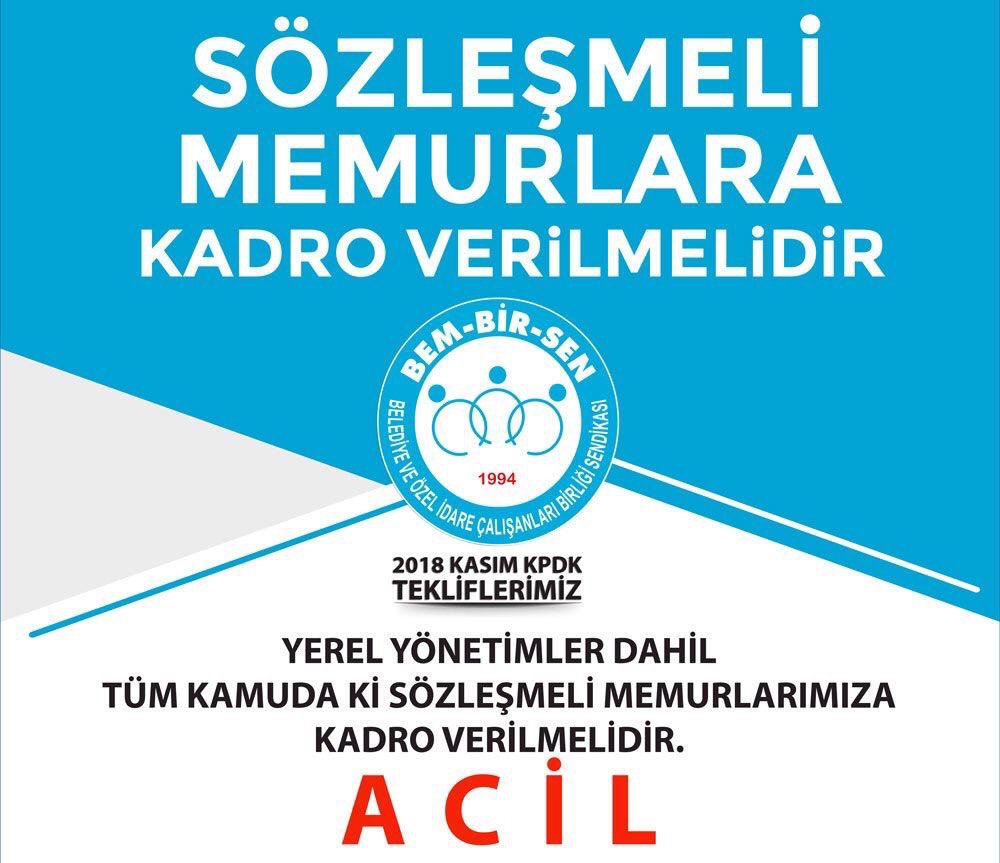 4Bve5393eKADRO's tweet photo. #SözleşmeliSendikadanİstifa

2013'ten bu zamana kadar Kamu ve Belediyelerde bulunan SÜRESİZ SÖZLEŞMELİLER için KADRO alamayan yetkiden bahsetmesin.
@_aliyalcin_ @Leventusl @MetinYilanci @OnderKahveci @turksagliksengm @mysdgn @MemurSenKonf @Bem_Bir_Sen @BuroMemurSen_ @MKalayci42 https://t.co/VlswFIZT1N