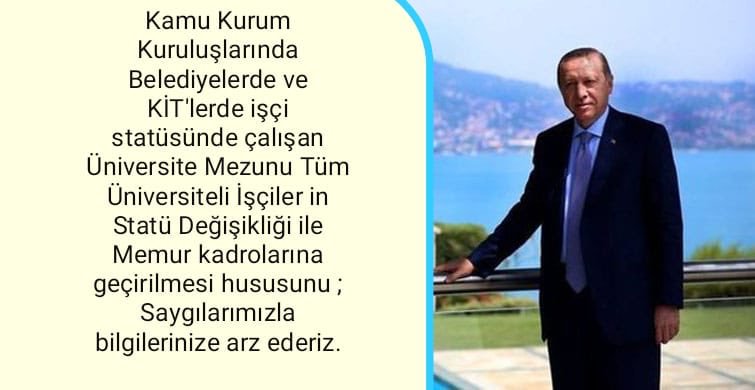Kamuda çalisan onbinlerce Üniversiteli Işçi statü değişikliği istiyor.

Yakın zamanda çıkacak olan bir torba yasasında konu ile ilgili değişimin gündeme gelip yasalaşması üniversiteli gençleri memnun edecektir

 #ÜniversiteliİşçilerDuyulsun