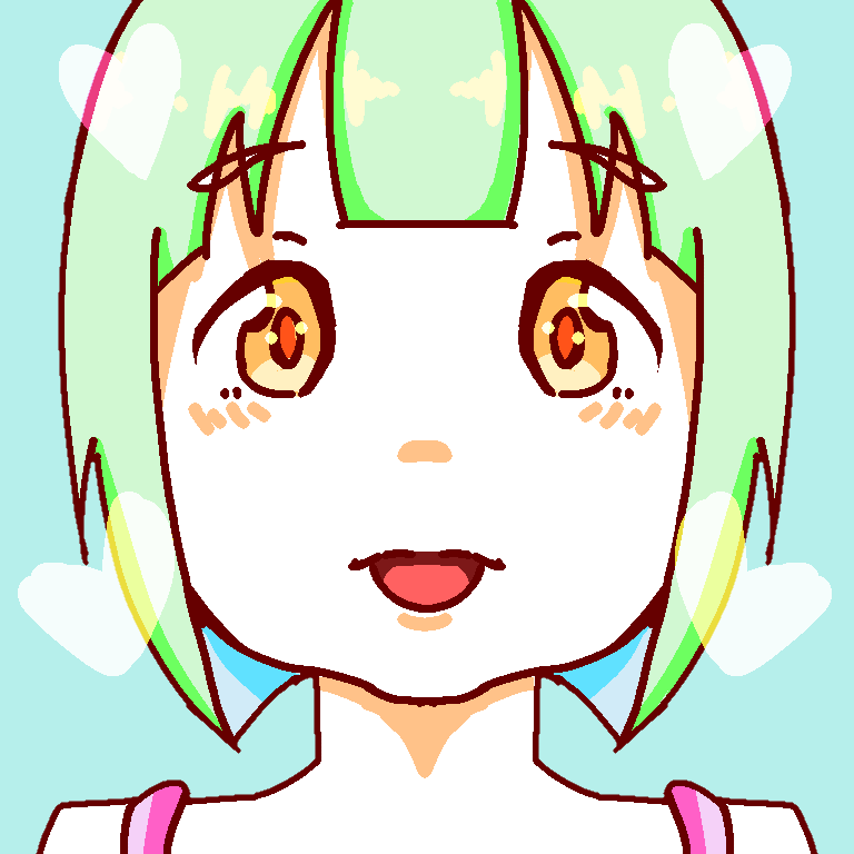 謝れや太郎 デジタルイラスト デジタルペン イラスト 左右対称機能で書いたもの 絵柄変わりすぎワロタ