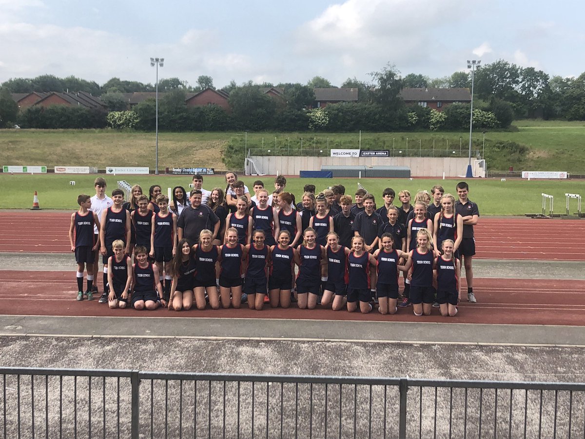 TeignSchoolPE's tweet photo. A brilliant day at the South Devon Athletics...huge well done to all 49 @TeignSchool students who took part! Superb performances & support for one another. Students competing for the first time & many achieving PBs #proudschool #pridethroughsuccess #NSSW #connect #beactive π½π https://t.co/05NlqC8vcl