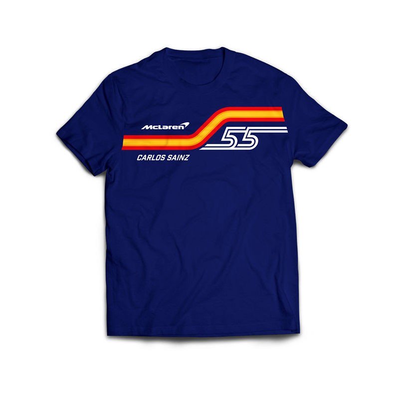 MMotorSports360's tweet photo. ¿Eres fanático de Carlos Sainz? Luce tu camiseta especial con un estampado único muy representativo del piloto español.
#MotorSports360 #Speed #Fashion #Estilo #Caballero #McLaren https://t.co/xQqzpoonNq
