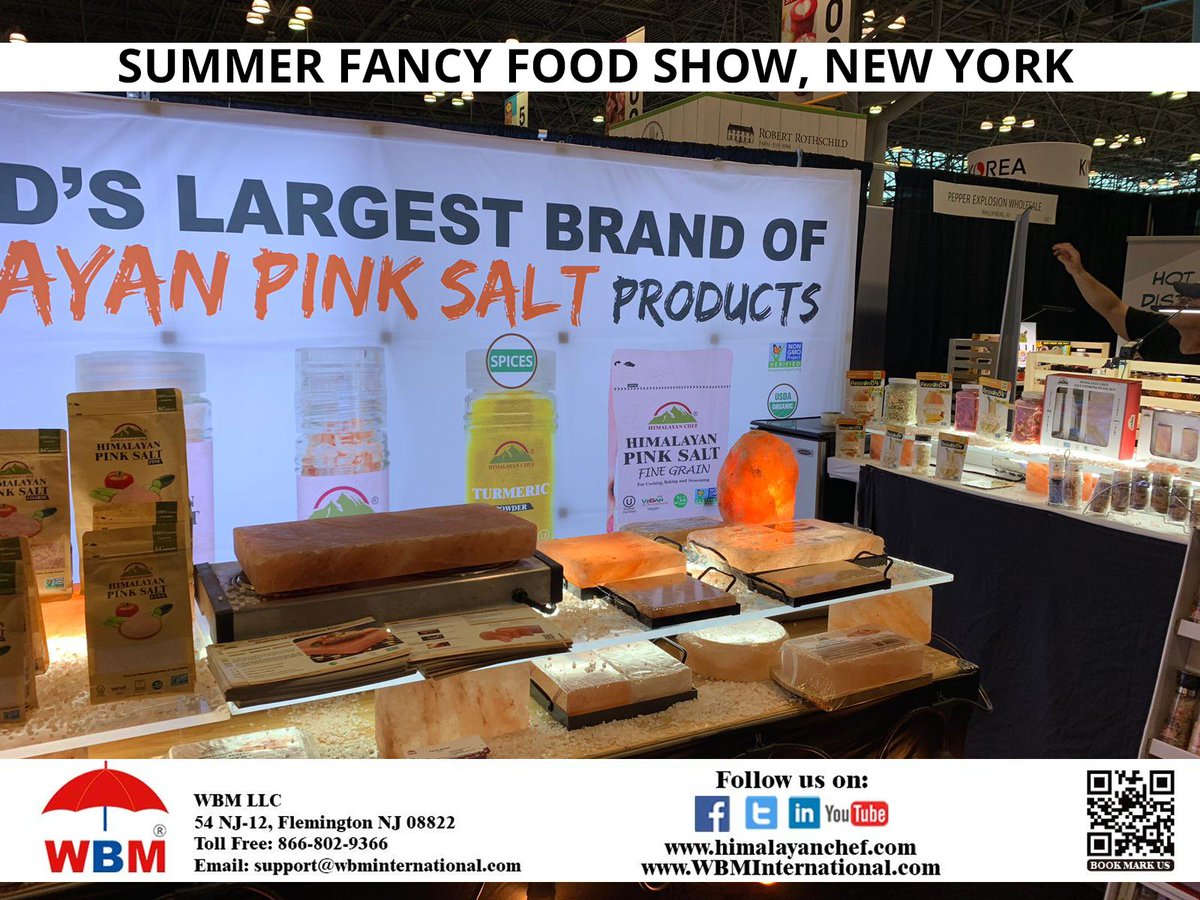 HimalayanChef's tweet photo. Summer fancy food show 2019
Summer fancy food show 2019 at New York
#wbm #wbminterntional #himalayanchef #foodshow #summerfancyfoodshow #newyork #foodshow2019 #pinksalt #pinksaltproducts #organicfood #naturalfood #fancyshow https://t.co/Rw1dOeXiYw