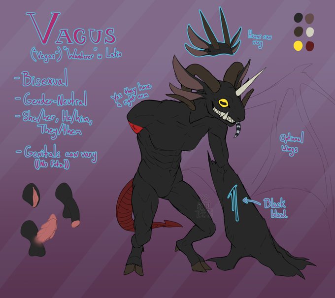 Here's a quick little ref of my monstersona if anyone wants to draw 'em~ #nsfw #furry #anthro #monster<a href="/tag/monster"class="tags"><span>#monster</span></a><a href="/tag/furry"class="tags"><span>#furry</span></a><a href="/tag/beast"class="tags"><span>#beast</span></a><a href="/tag/baphomet"class="tags"><span>#baphomet</span></a><a href="/tag/demon"class="tags"><span>#demon</span></a><a href="/tag/devil"class="tags"><span>#devil</span></a>