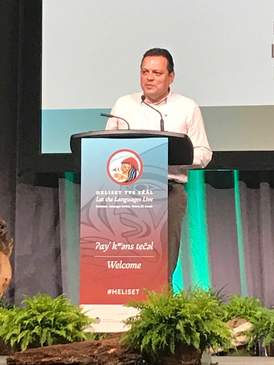 Indigitization's tweet photo. Our #Indigitization Technical Lead, @LawsonGerry moderating the afternoon plenary panel at the #HELISET Indigenous Languages gathering! @_FPCC https://t.co/0WVJPlldGI