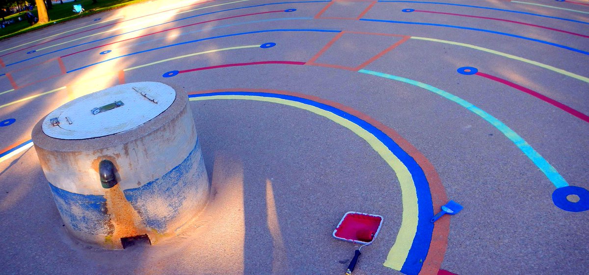 LabyrinthsDOTca's tweet image. Running with the "Legacy" intention of the #PanAmPath (@PanAmPath) from Toronto's 2015 hosting of The PanAm Games.

I'm now designing in motifs &amp;amp; ideas to make this "The PanAm Path Labyrinth".

Labyrinths.ca

| #Labyrinths🍥#SunnysideBeach #ParkTO #Toronto🏙️#placemaking