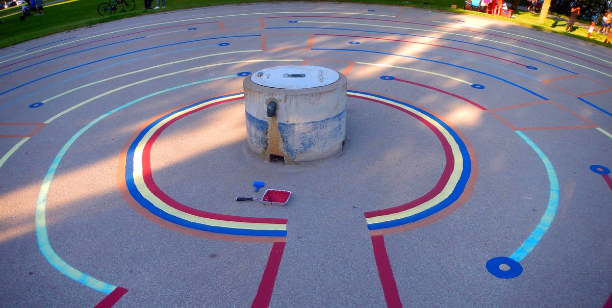LabyrinthsDOTca's tweet image. Running with the "Legacy" intention of the #PanAmPath (@PanAmPath) from Toronto's 2015 hosting of The PanAm Games.

I'm now designing in motifs &amp;amp; ideas to make this "The PanAm Path Labyrinth".

Labyrinths.ca

| #Labyrinths🍥#SunnysideBeach #ParkTO #Toronto🏙️#placemaking