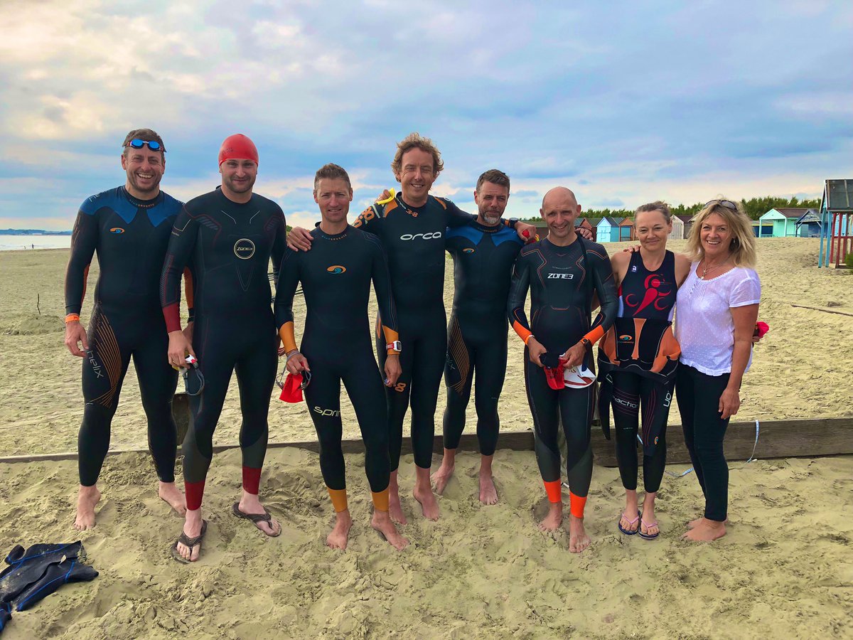 Thanks to Chichester Cormorants Swim Club for inviting CWTC to race in their open water race tonight! Tough work in beautiful conditions!