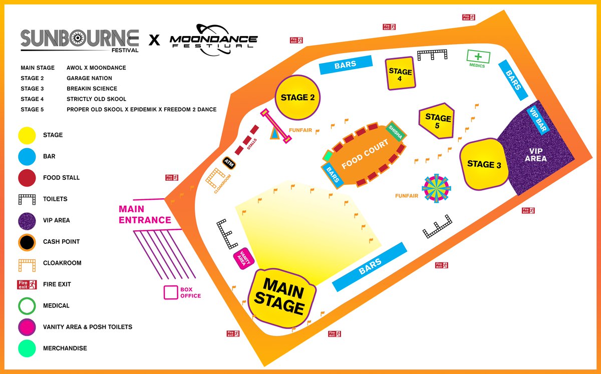 Check out the site map for Sunbourne x Moondance Festival at Hainault Forest Country Park - London’s ultimate rave festival this Sunday 30th June!

Final tickets sunbournefestival.com