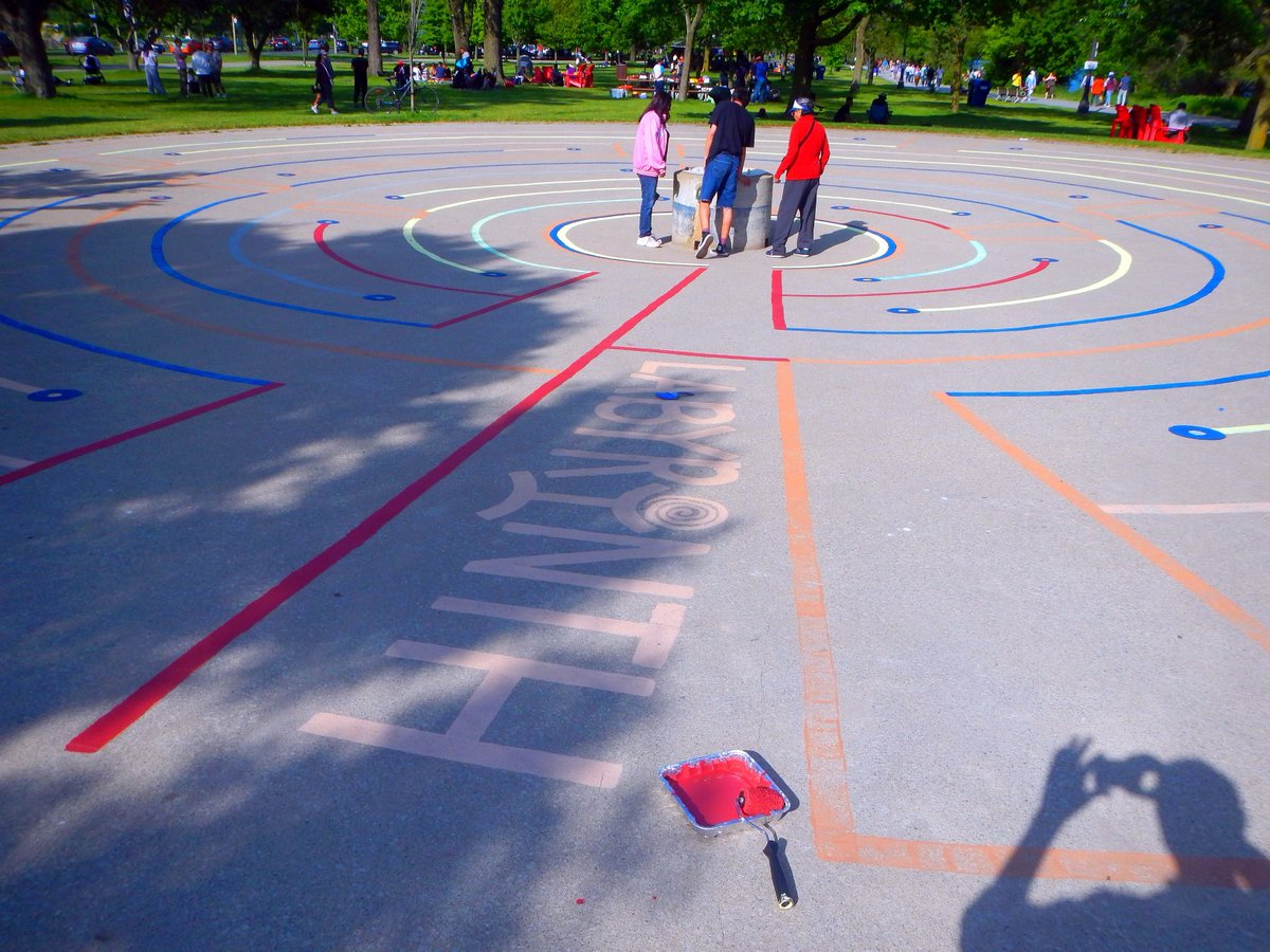 LabyrinthsDOTca's tweet image. Running with the "Legacy" intention of the #PanAmPath (@PanAmPath) from Toronto's 2015 hosting of The PanAm Games.

I'm now designing in motifs &amp;amp; ideas to make this "The PanAm Path Labyrinth".

Labyrinths.ca

| #Labyrinths🍥#SunnysideBeach #ParkTO #Toronto🏙️#placemaking