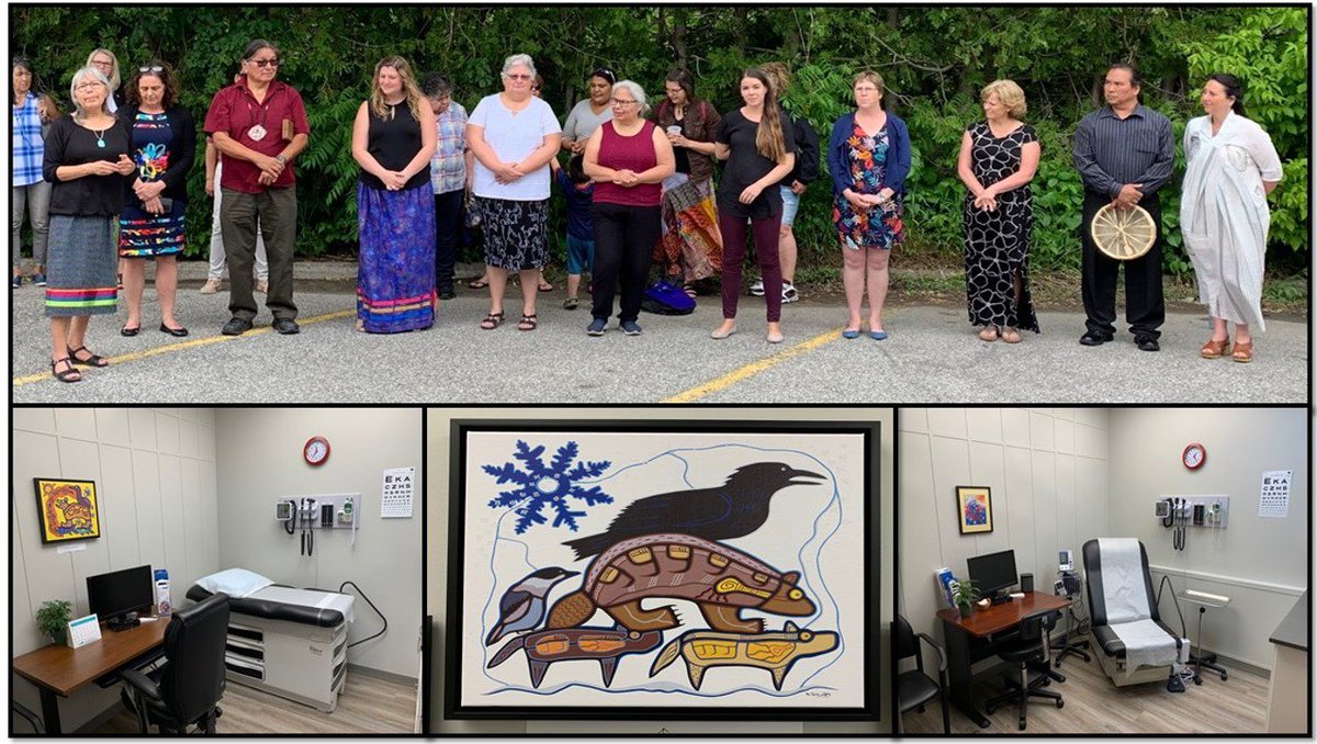 simcoecountyPS's tweet photo. CSPS was honoured to be invited to the opening of the Mamaway Wiidokdaadwin Indigenous Primary Care Team. It is a wonderful place for healing and wellness. Congratulations on a job well done. #FirstNations #Partnersinhealthcare #Community #Healing #Health #Orillia #Barrie https://t.co/pSsLZvQPUo
