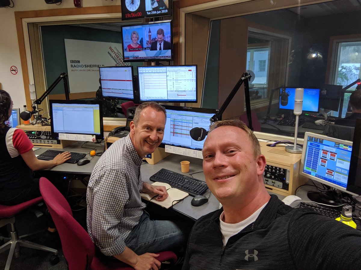 dwhembro's tweet photo. Ready to go live on the air in 5min with @BBCSheffield to talk @HallamBarbell @sheffhallamuni #Powerbelle #MindfullySTRONG HBBBears and @Strength4_Life https://t.co/K4f7KJWKol