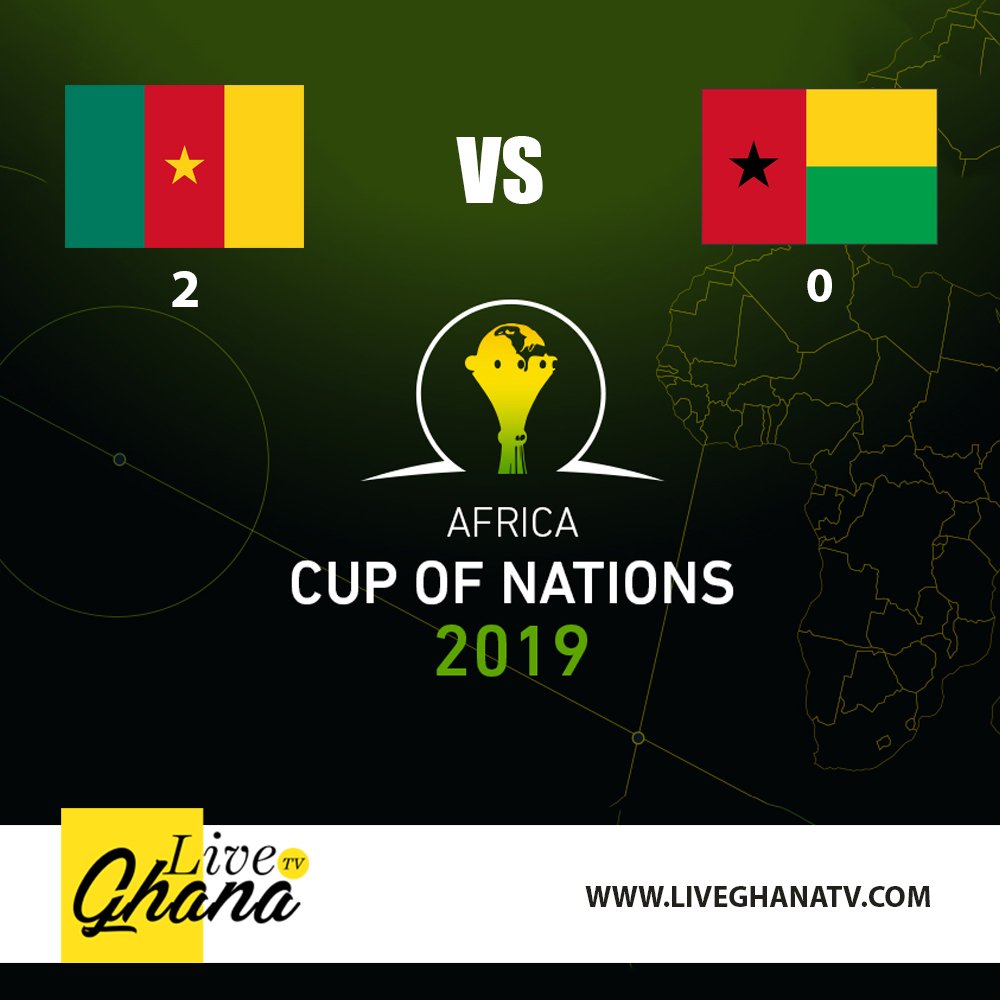 FULL TIME | #Cameroon - #Guinea_Bissau 2-0 #TotalAFCON2019 #CMRGNB
#liveghanatv #liveghtv #afcon2019