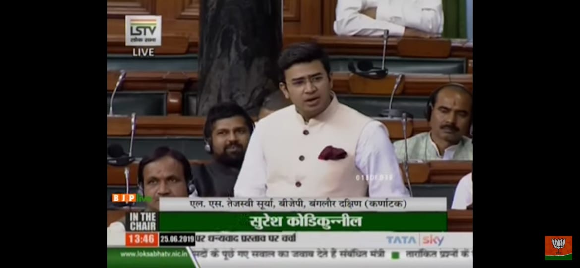 Tejasvi_Surya's tweet photo. Pratap Anna,

From sharing by-two Bhel Puri in Girinagar Circle to sitting in the Parliament together, what a journey it has been with you.

You have always had my back, quite literally today. Thanks &amp; love, @mepratap https://t.co/Gfl40qjUZx