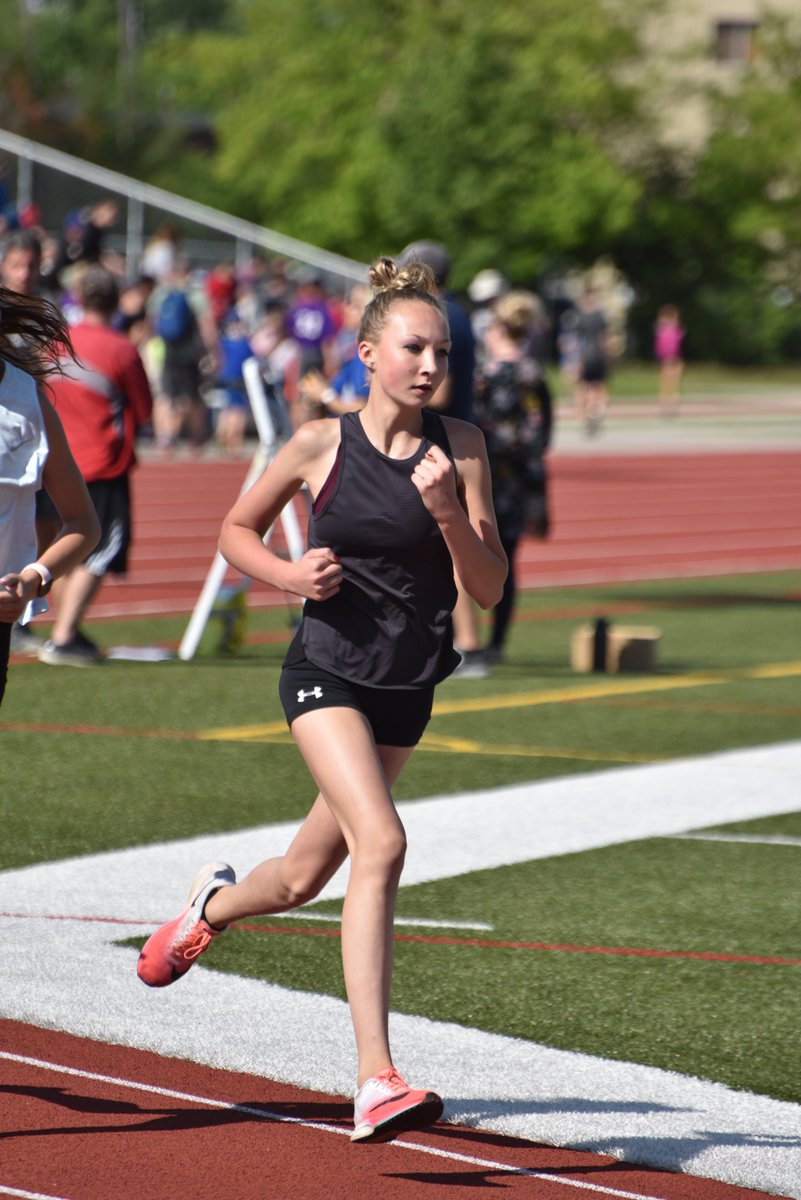 Congratulations to Brooke on her performance in the 800 and 1500 m at the C.A.G.E. Track &amp; Field meet. Way to go!