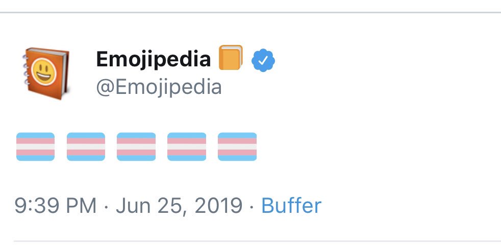 Emojipedia Currently Listed Under The Name Blue Pink And White Flag The Transgender Flag Transgender Pride Flag Is A Draft Candidate For The Next Unicode Emoji Release Emoji