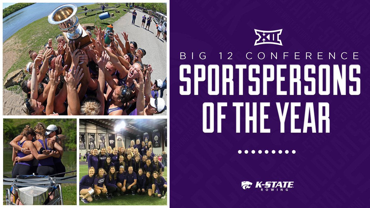 KStateROW's tweet photo. Success on the water, in the classroom and in the community 🚣‍♀️📚👏#KStateROW 

The K-State women's rowing team named @Big12Conference Sportspersons of the Year 

📝➡️ https://t.co/esUjT4fhlC https://t.co/7cwoCI63o0