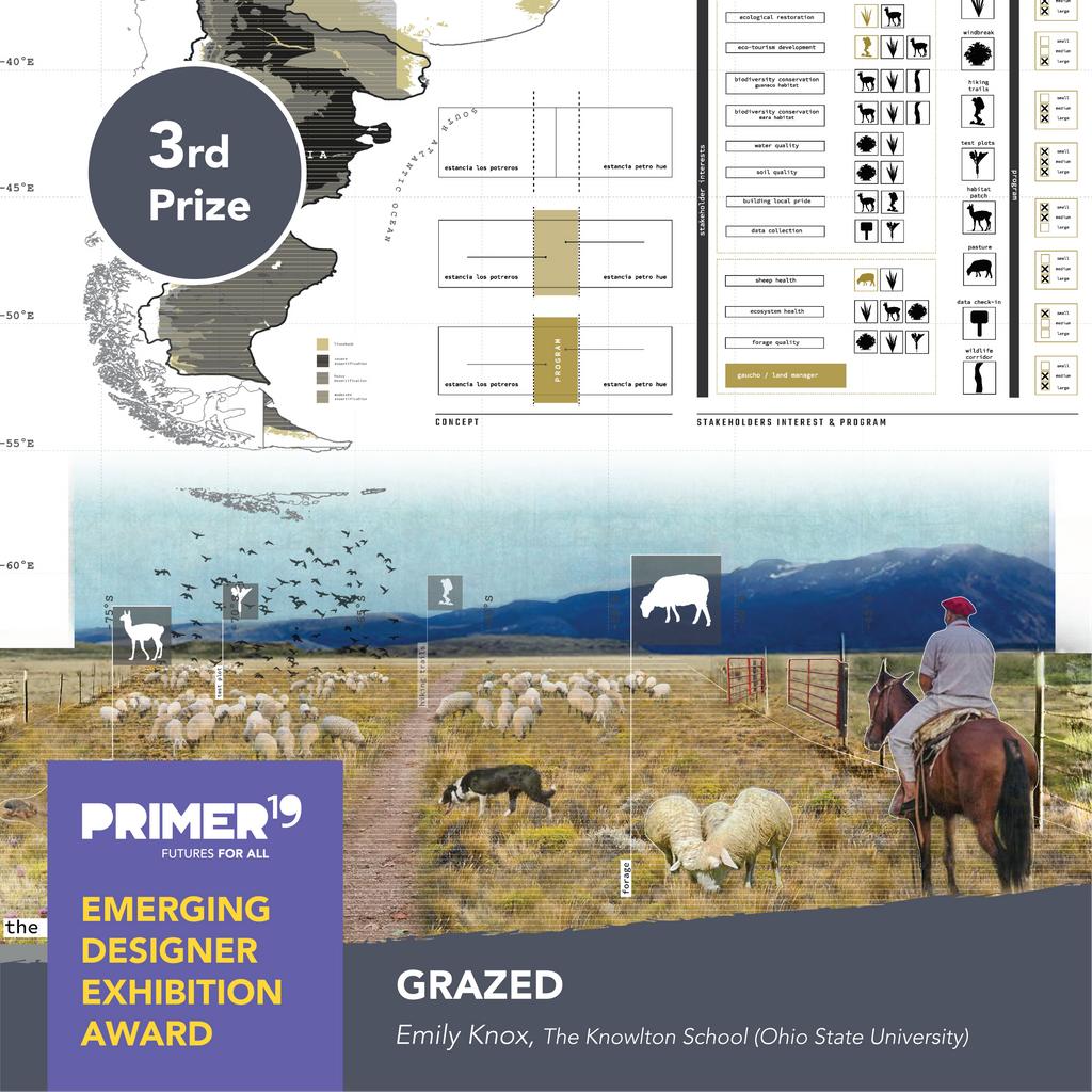 Futures_Design's tweet photo. Congratulations to our #PRIMER19 Emerging Designer Exhibition Winners!!!
🥇Hear, Here | Shuyan Yuan, @cacollegeofarts
🥈Posthuman Habitats | Aroussiak Gabrielian, @usc
🥉GRAZED" | Emily Knox, @knowltonosu
Way to help spread #futuresforall!
Learn more: https://t.co/0Yz6CuNL0g https://t.co/4EwKZ0TaPp