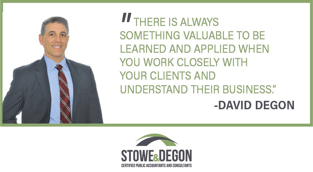 StoweDegon's tweet photo. Meet Senior Partner, David Degon

With 25+ years of public accounting experience, Dave has worked with companies with revenue from $5M to $1B. He understands the needs and challenges of clients of all sizes. 

Learn more about Dave here: 
https://t.co/N1iDuhbfmS https://t.co/ETPZhY2xv3