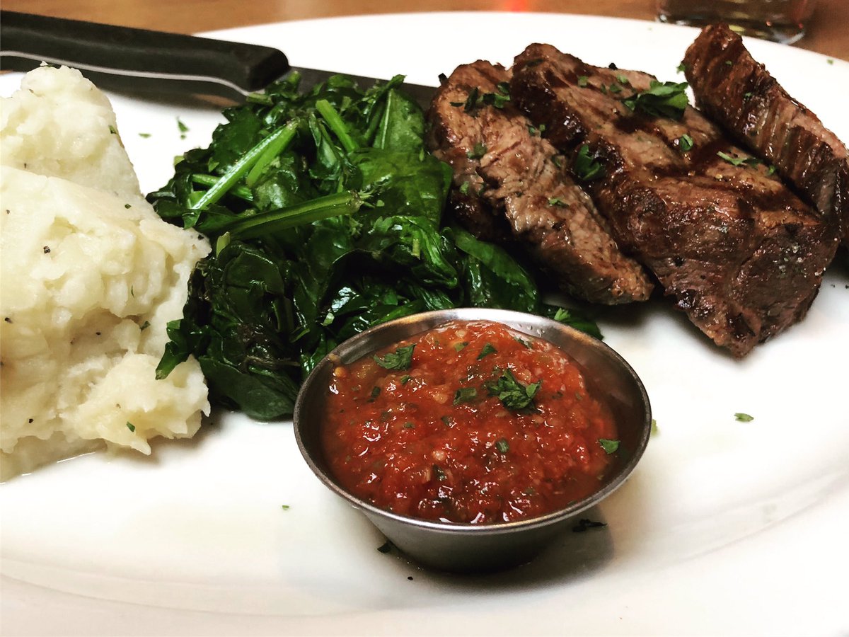 Join us for Tri Tip Tuesday with these mouth-watering choices:
Tri Tip Plate served with mashed potato &amp; vegetables. $18 — or — Tri Tip Sandwich served with Tots or Fries &amp; Salad $14 💣💣🔥🔥