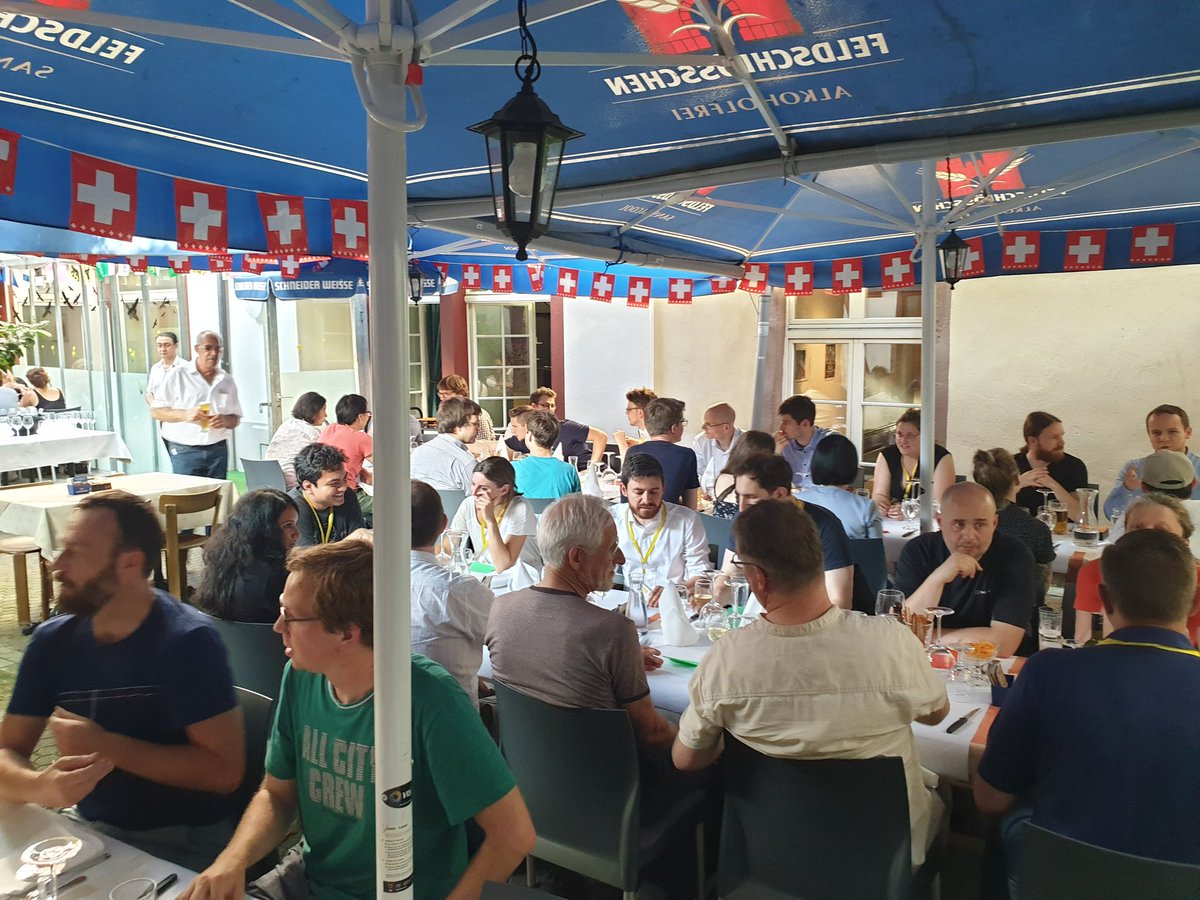 GeoPythonConf's tweet image. GeoPython conference dinner currently at #Rebhaus in #Basel 

#GeoPythonConf #Python #geospatial