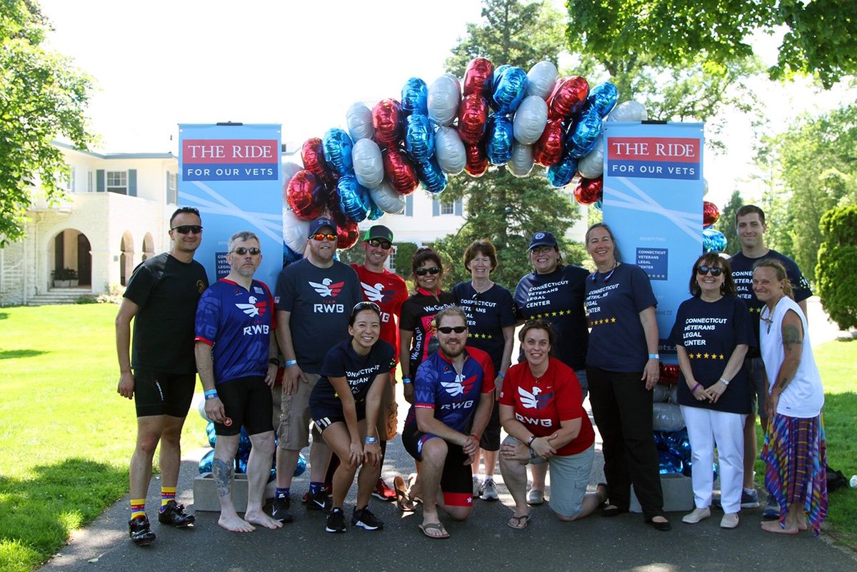 APKCharities's tweet photo. Team Red, White &amp; Blue at #rideforourvets event. APK is proud to support! @CTVeteransLegal #cvlc #apkcharities @WFSBnews @MyCTCommunity @WTNH @WestPoint_USMA https://t.co/ViGM09zcdJ