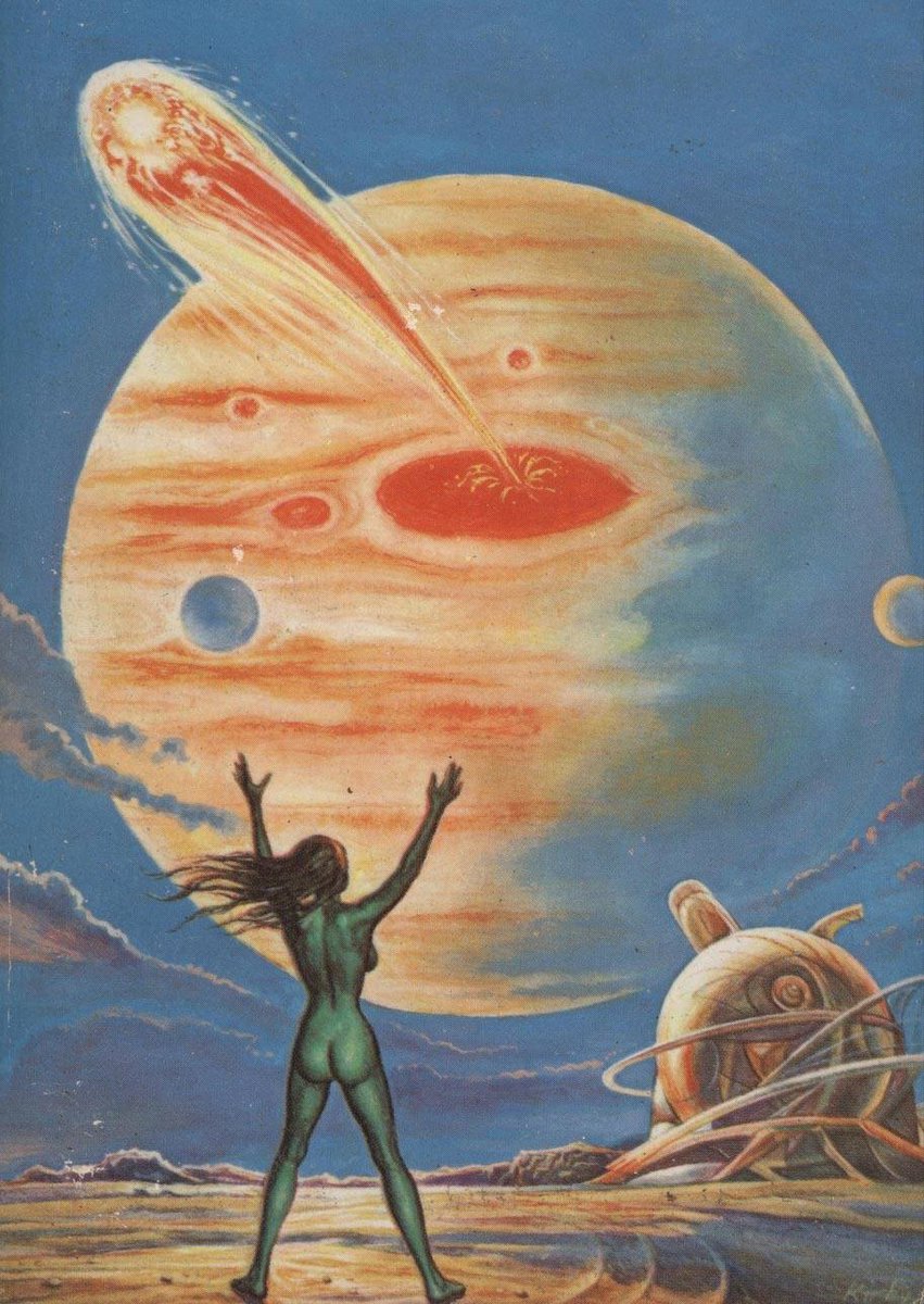 JoshKirbyArt's tweet photo. Cover illustration for Alien Planet by Fletcher Pratt
#joshkirby #fletcherpratt https://t.co/rE4qoIKX97