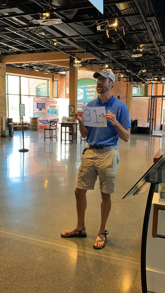 B_Berns's tweet photo. @KeystoneAEA @NEiowaCC #BeALLIn  Industry Tour to the Mississippi River Museum— Who Works the River event! 31+1 different careers involved in the Museum. Many opportunities to engage in maintaining and sustaining the Museum! @genagesing @HannahSteiber https://t.co/UhdImXQlCs