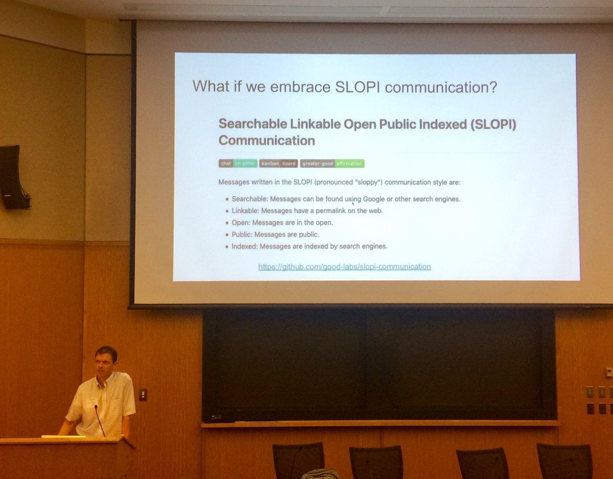 atrisovic's tweet photo. An absolute gem of a presentation by @philipdurbin with crazy (great) ideas and a demo of @wholetale's integration with @dataverseorg at #Dataverse2019 
#reproducibility in action https://t.co/b1BJ2fFKqi