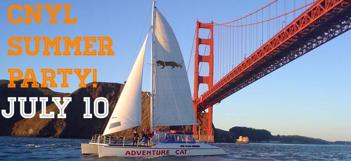 This year our annual CNYL Summer Party is on one of the lovely boats of Adventure Cat Sailing Charter! Enjoy the company of your fellow young leaders while you imbibe drinks and consume canapes. Register now! See you aboard!
tinyurl.com/y65h7mt3
Photo: Pier30.com