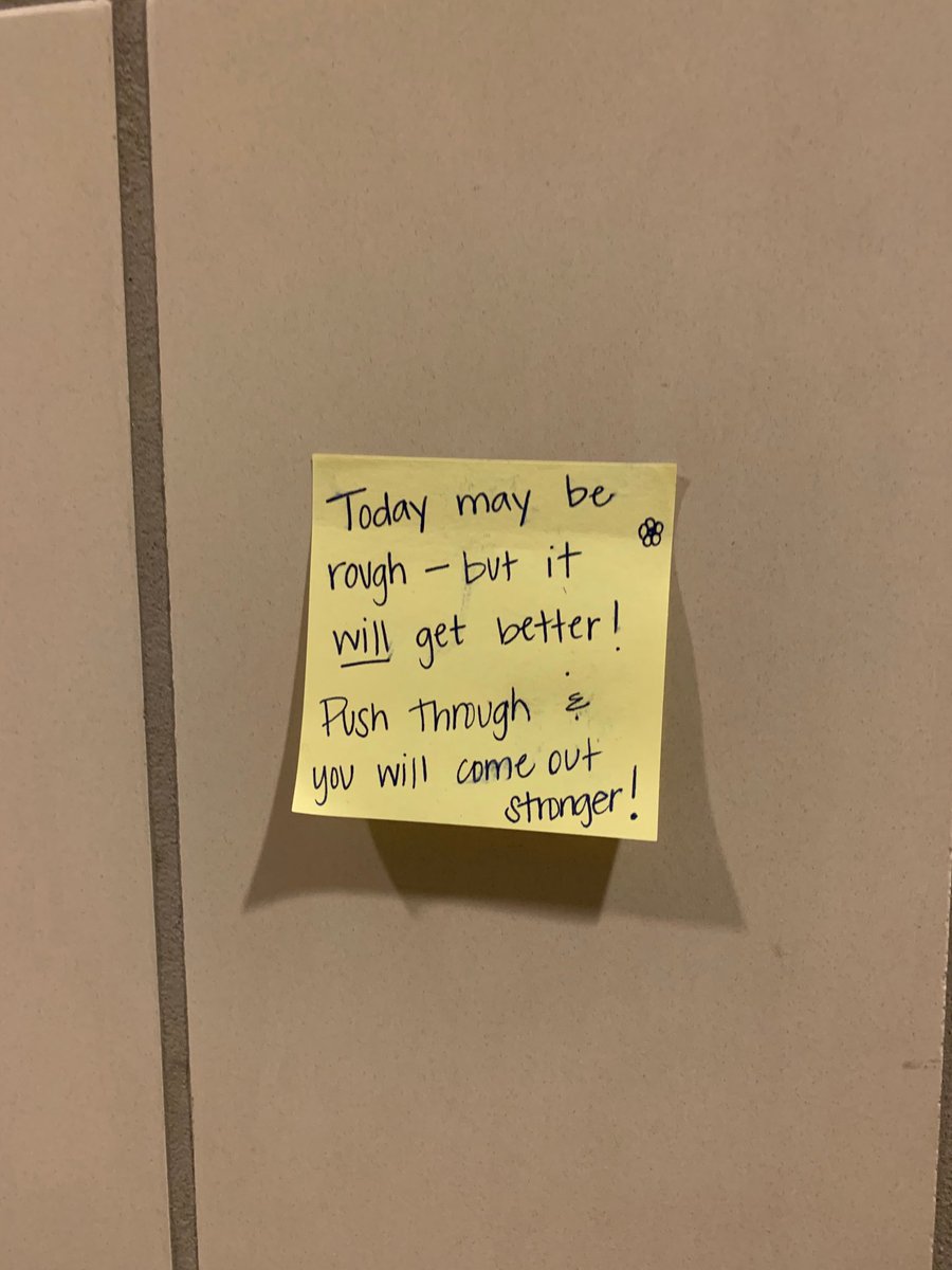 brookem1015's tweet photo. #bathroomnotes at #ISTE19 Positive vibes! https://t.co/DbuKIBqogz