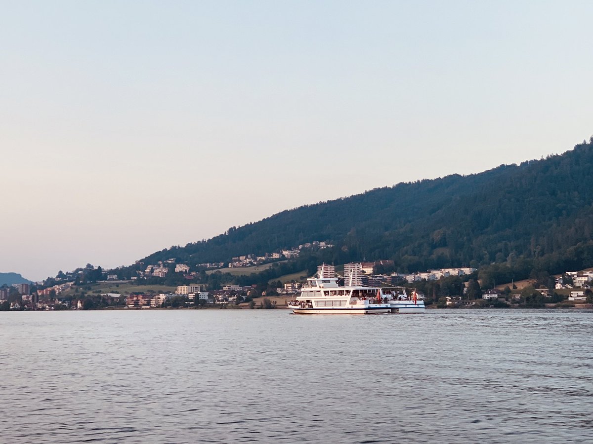 montymetzger's tweet photo. Crypto Cruising at Lake #Zug #CVC19 #CryptoValley #CryptoValleyWeek https://t.co/KsXyAJ94Tv