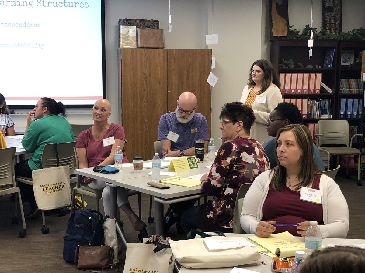 RusherBU's tweet photo. Amanda Packard (former student) sharing her leadership in math ed@BaylorMathEd#MathEdBu https://t.co/zYJ5gGrnkq