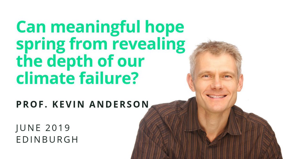 💻Watch: <a href="/KevinClimate/">Kevin Anderson</a>'s lecture in Edinburgh from June 2019. 

He explores how much we actually need to do to tackle climate change, why 'net zero' is not particularly helpful, and how we can rapidly bring down emissions. 

youtu.be/jt5bobk5wpQ