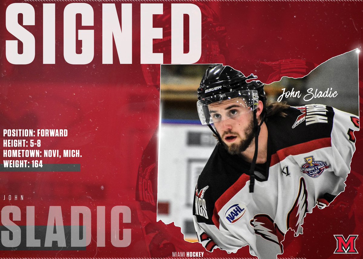 MiamiOH_Hockey's tweet photo. We wrapped up our signing class! Introducing @benkraws, @pletzkee &amp; @Jslads12!

https://t.co/5AfnFAcfJQ

##RiseUpRedHawks https://t.co/ju1dKbUQGx