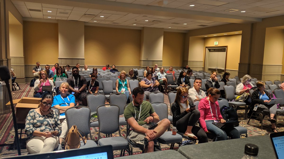 <a href="/EdtechPodsquad/">Edtech Podsquad</a> is live @iste  #iste19 room 125 still time to come learn more about podcasting.