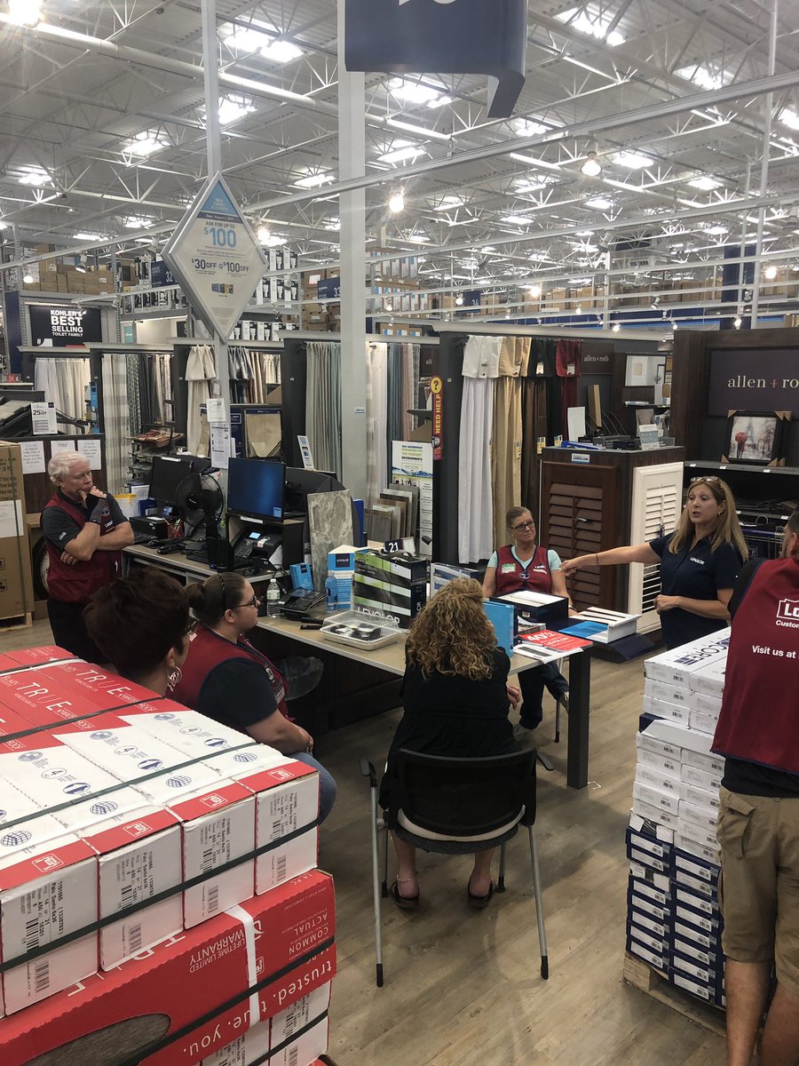 dantep_lowes's tweet photo. Thank you to @Levolor for providing our team with product knowledge on blinds, shutters, and shades during our Specialty Spotlight Walk !!!!!
#lowes #Store2238 #District1270 #SpotlightWalk https://t.co/O9PwnfjoqA