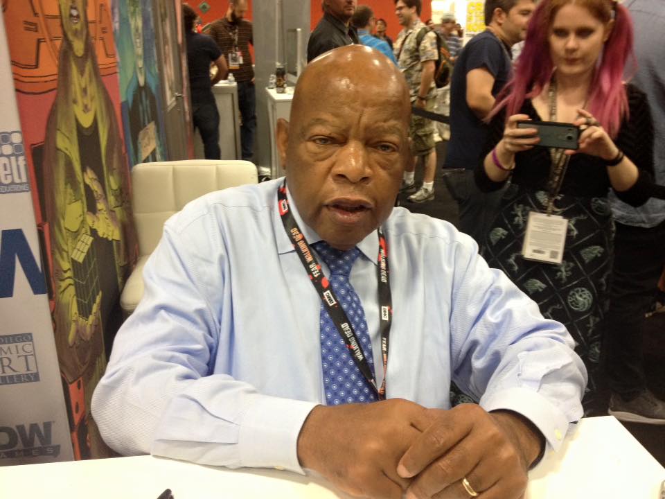 Well, it's that time of year again. Summer has arrived and  @Comic_Con is coming up fast. I'm looking forward to making more memories this year, but honestly, 2016 is going to be impossible to top. To explain why, I'm going to share a brief  @repjohnlewis appreciation thread. /1