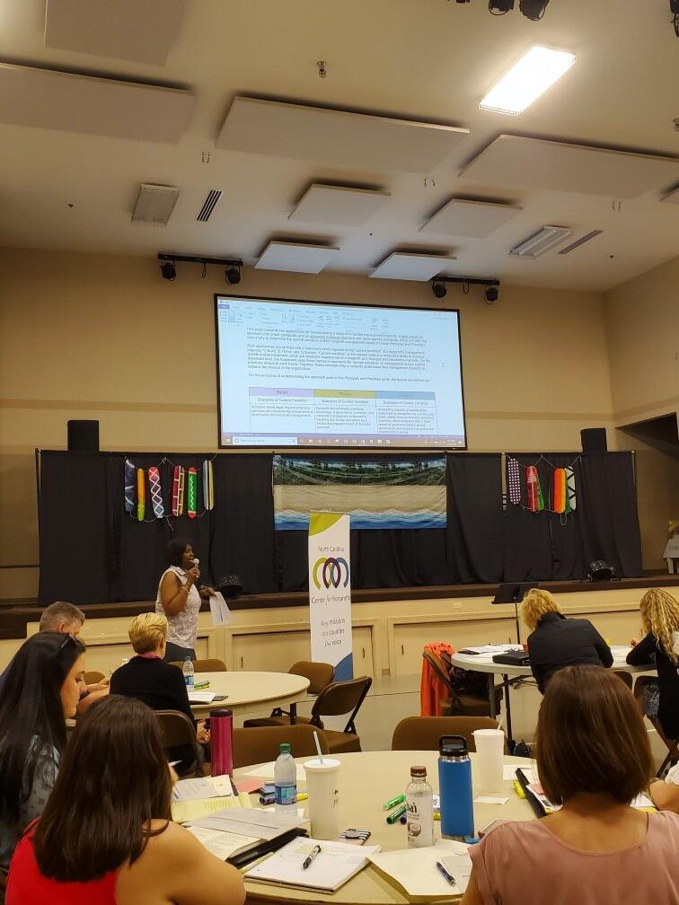 ncnonprofits's tweet photo. Working our way through 12 key principles for #NPBestPractices with @cabarruschamber and @DukeEnergy https://t.co/t5lhKQYlvZ