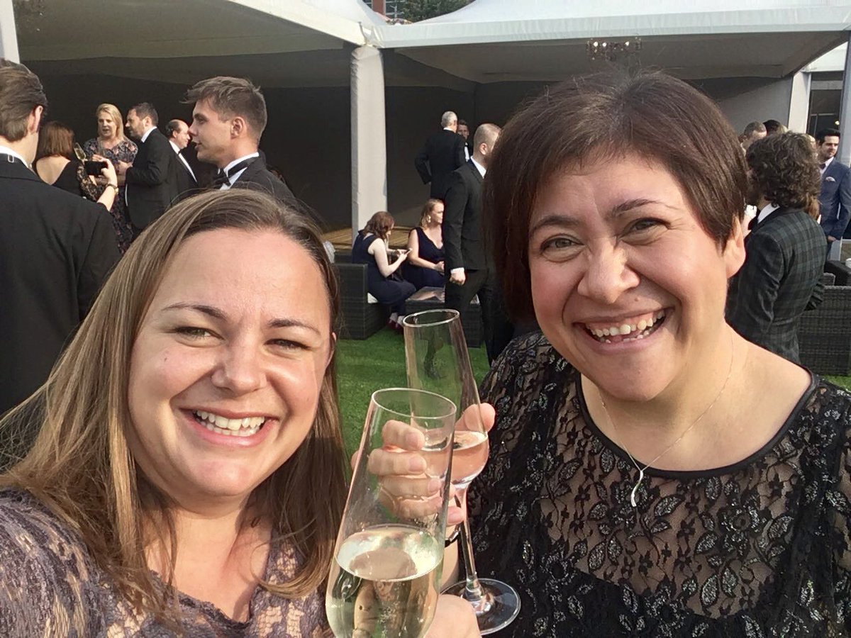 lccpreston's tweet photo. Enjoying the @CIPR_Awards with @WinSciCentre #CIPRExcel Good luck to all the nominees - let’s have a fab night! #PR https://t.co/j5ZUVwmIg4