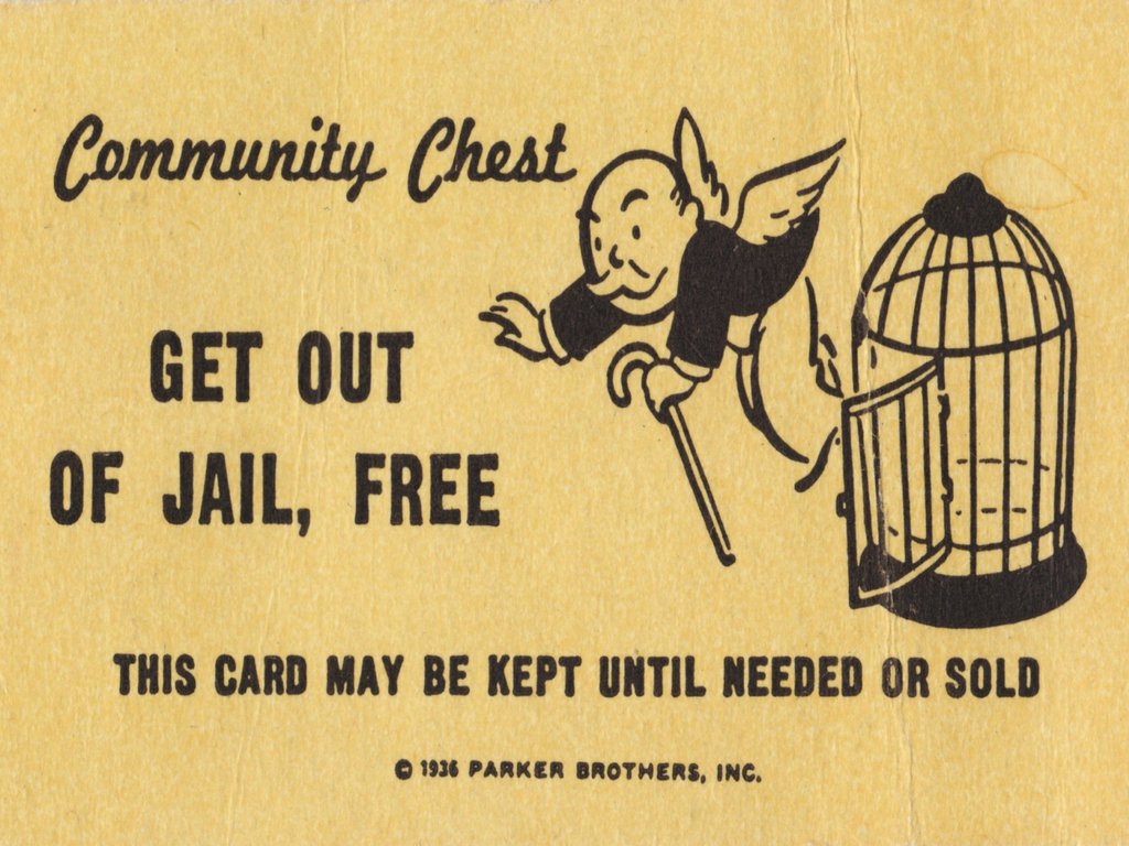 ChuckTelleBailBonds (@TelleBailBonds)  Twitter With Regard To Get Out Of Jail Free Card Template