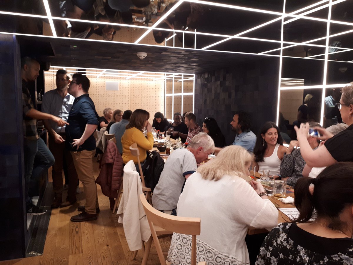 MGreer_PR's tweet photo. Welcome #EalingHour to a very busy #EalingTweetup at @TonkotsuLondon, famous for their signature homemade #ramen noodles, Japanese appetisers, craft beers, sake and cocktails. https://t.co/GIs2YX91ln