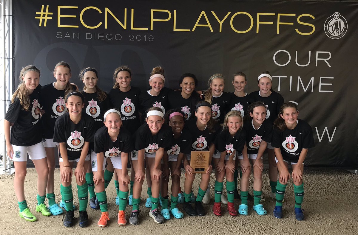 SLSGECNLGirls's tweet photo. Congratulations to the @SLSGMOECNL  2006’s on a good start at the #ECNLPlayoffs and their conference title. 
#ChampionTees #MTAG💢 https://t.co/dRdAQ3Zayg