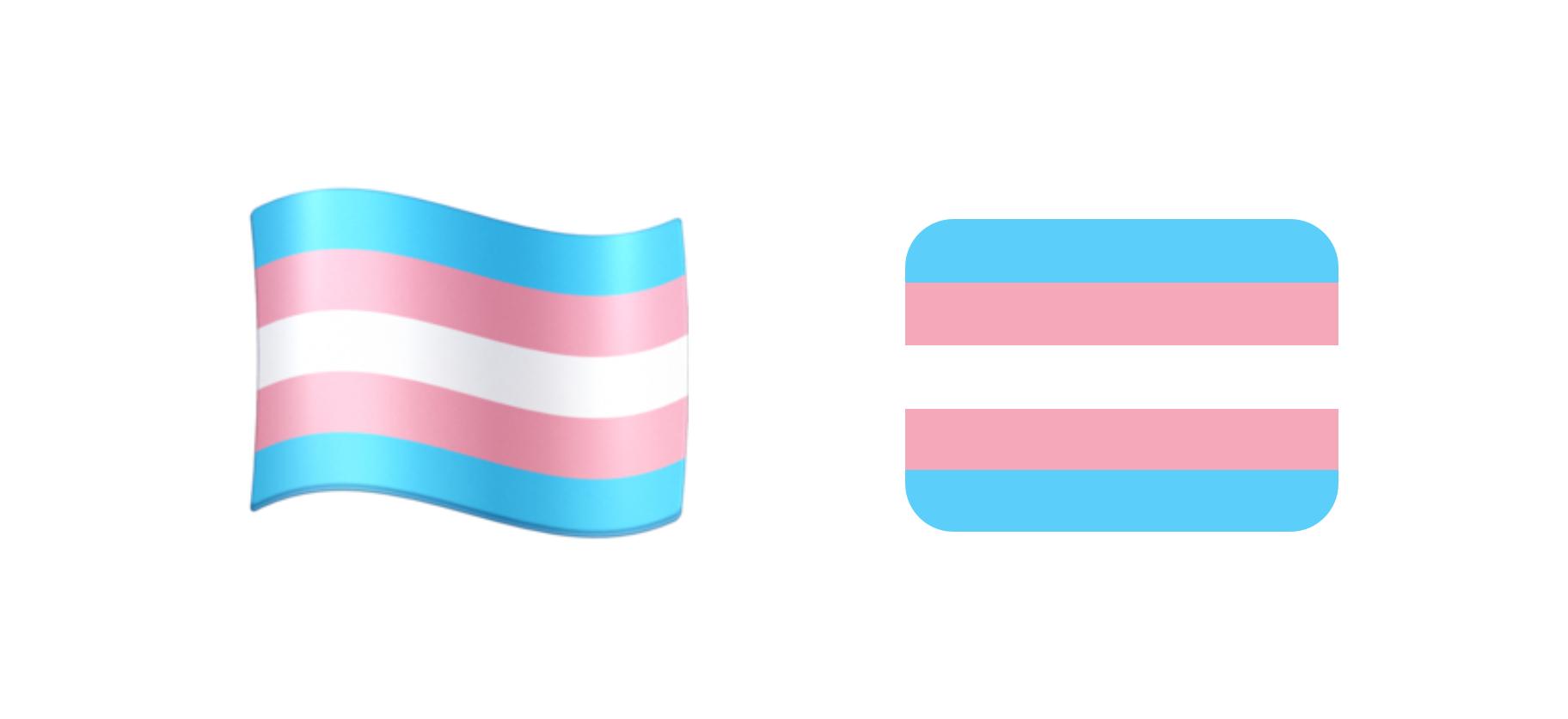 Emojipedia Currently Listed Under The Name Blue Pink And White Flag The Transgender Flag Transgender Pride Flag Is A Draft Candidate For The Next Unicode Emoji Release Emoji