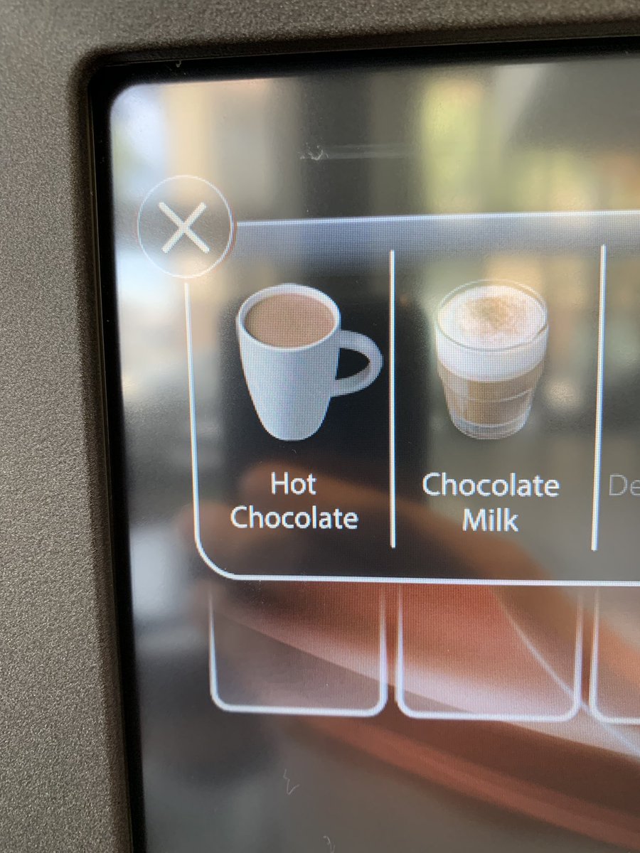 Broken coffee brewer will still make hot chocolate