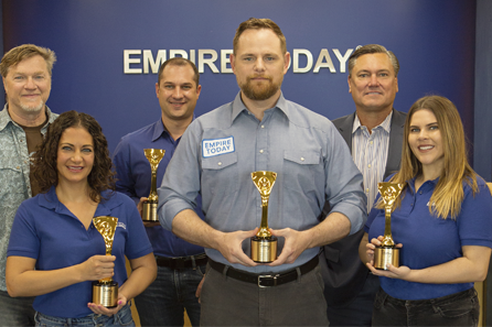 EmpireToday's tweet photo. We’re honored to have won a Gold #DaveyAward! In partnership with @rpmadvchi, we created a “futuristic” commercial to introduce #HOMEFresh carpet, the world’s first and only hypoallergenic and odor-neutralizing carpet. Check it out: https://t.co/lhdO7ldC5K https://t.co/tgmIveZ3T1