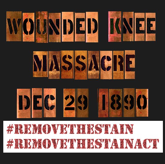 #Indigenous #WoundedKnee #RemoveTheStain #RemoveTheStainAct #NDNZ 
New federal legislation seeks to “Remove the Stain” from the Medal of Honor by rescinding 20 medals that were awarded to soldiers who participated in the 1890 Wounded Knee Massacre. rapidcityjournal.com/news/local/bil…