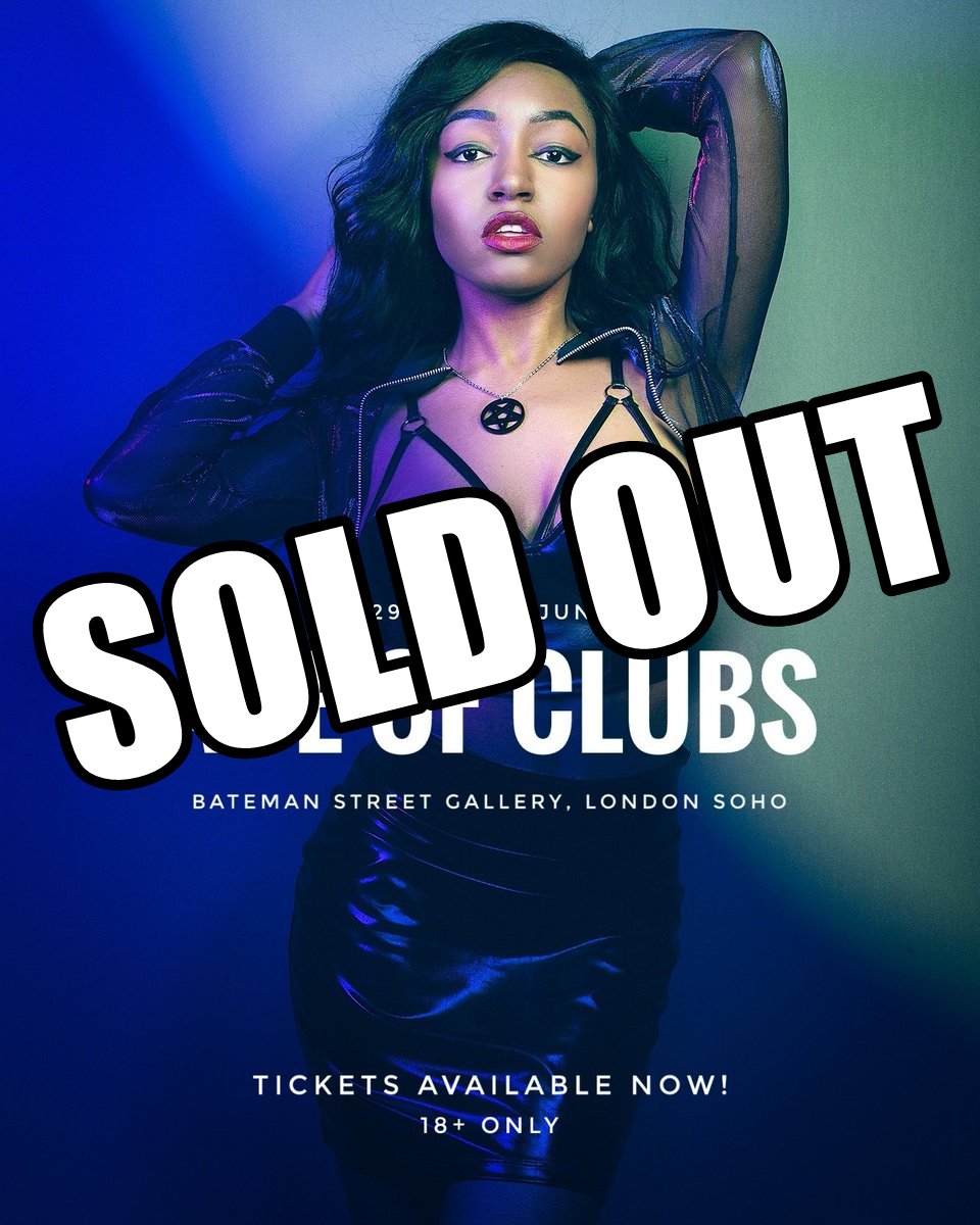 theyasminbenoit's tweet photo. #AceOfClubs is SOLD OUT - there are no more tickets or spaces available! Thanks so much for all of your support! Having the community come together for a project like this proves that we have a #PlaceInPride and shows that we're here to stay! 💜♣️ https://t.co/ByLElCZGks