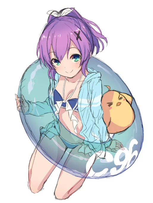 夏コミのポリ袋のイラストをこんな感じに… 